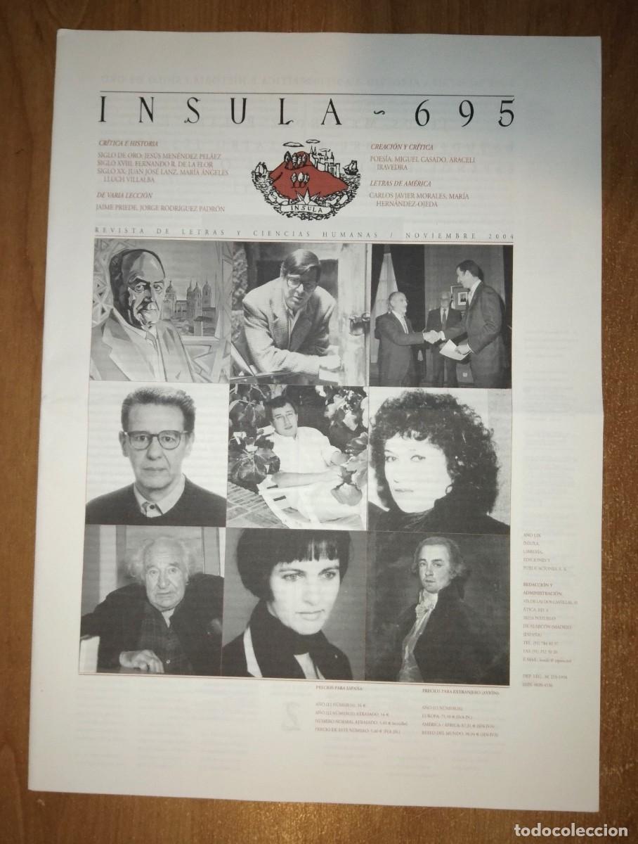 Collection Magazines and Newspapers: &Iacute;NSULA 695, 2004 - POES&Iacute;A ESPA&Ntilde;OLA / JORGE RIECHMANN / GAST&Oacute;N BAQUERO