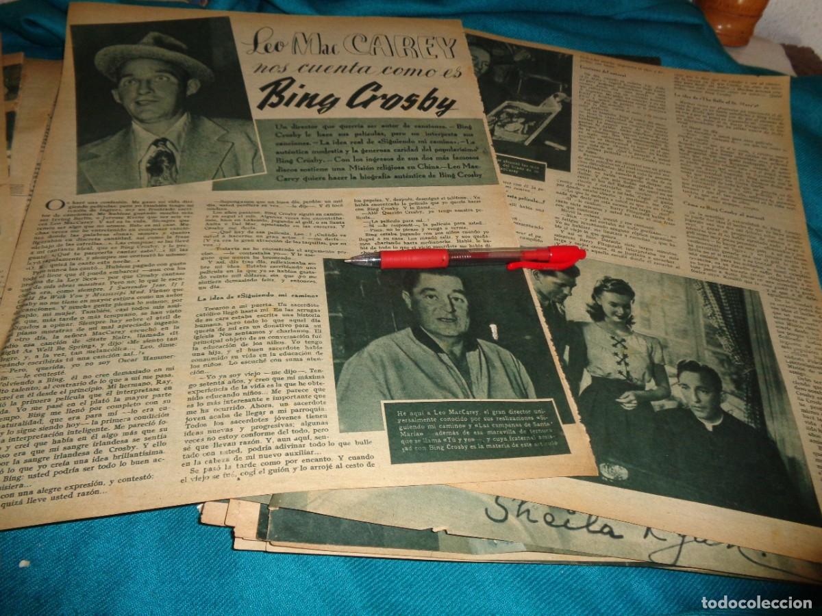 Collection Magazines and Newspapers: RECORTE : COMO ES BING CROSBY. PRIMER PLANO, MAYO 1946