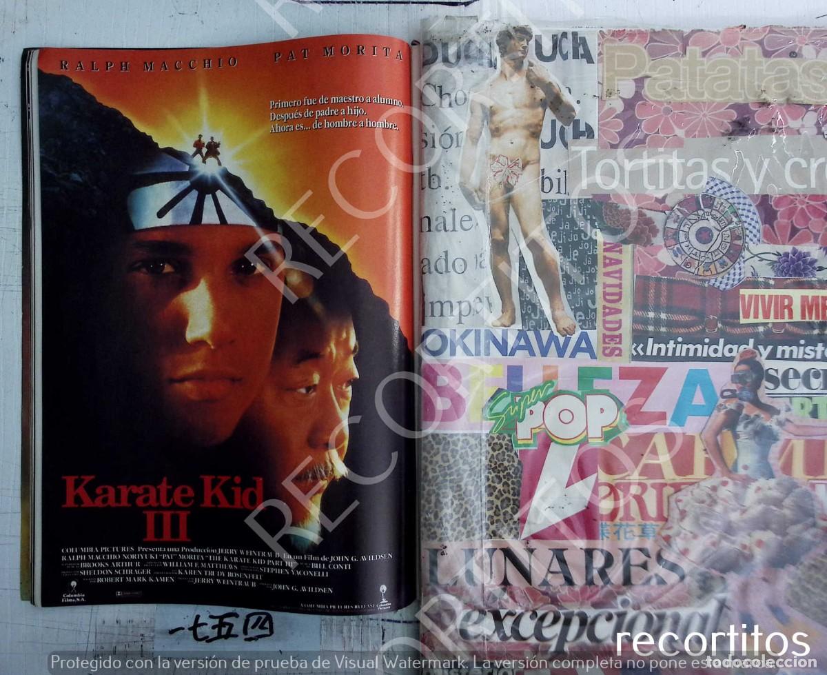 Coleccionismo de revistas y peri&oacute;dicos: KARATE KID III PAT MORITA JAY LENO RALPH MACCHIO
