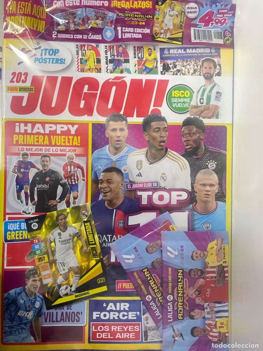 Coleccionismo de Revistas y Peri&oacute;dicos: Revista Jug&oacute;n n&ordm; 203 Modric edici&oacute;n especial Adrenalyn 23-24