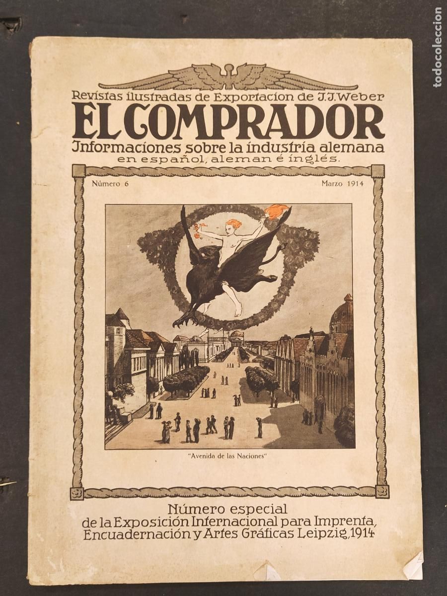Coleccionismo de Revistas y Peri&oacute;dicos: EL COMPRADOR - NUMERO 6 - MARZO A&Ntilde;O 1914 - INFORMACIONES INDUSTRIA ALEMANA -VER FOTOS-(V-25.155)