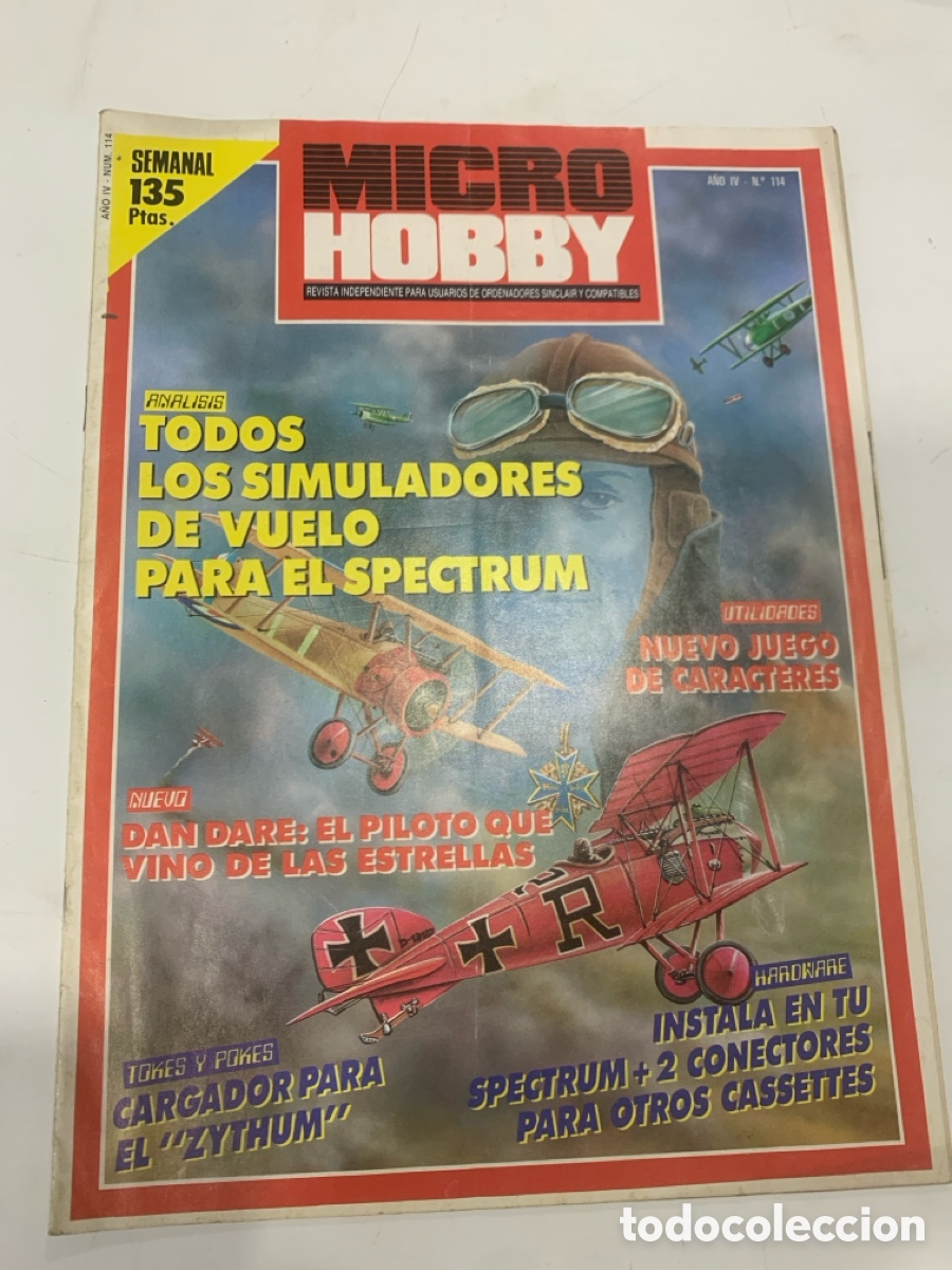 Coleccionismo de Revistas y Peri&oacute;dicos: Revista microhobby micro hobby numero n&ordm; 114