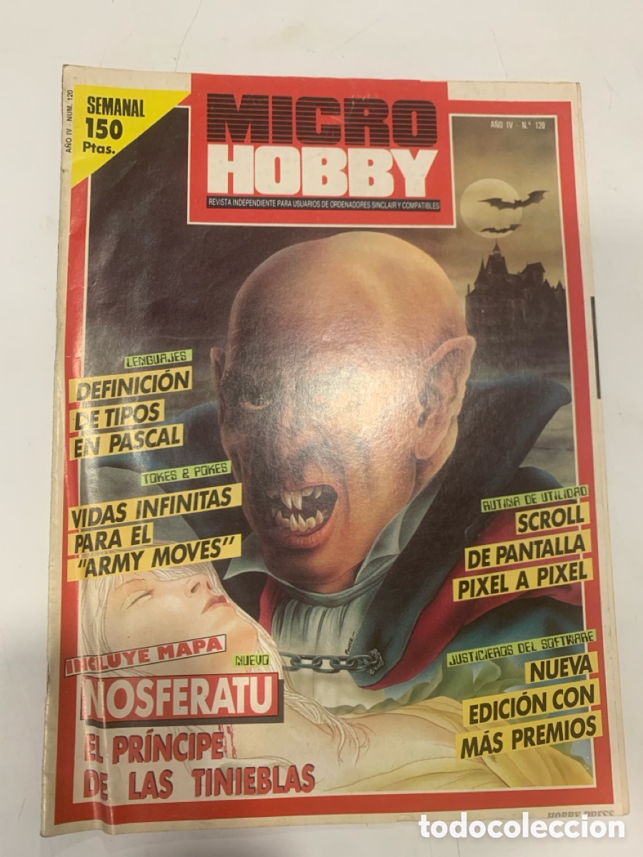 Coleccionismo de Revistas y Peri&oacute;dicos: Revista microhobby micro hobby numero n&ordm; 120