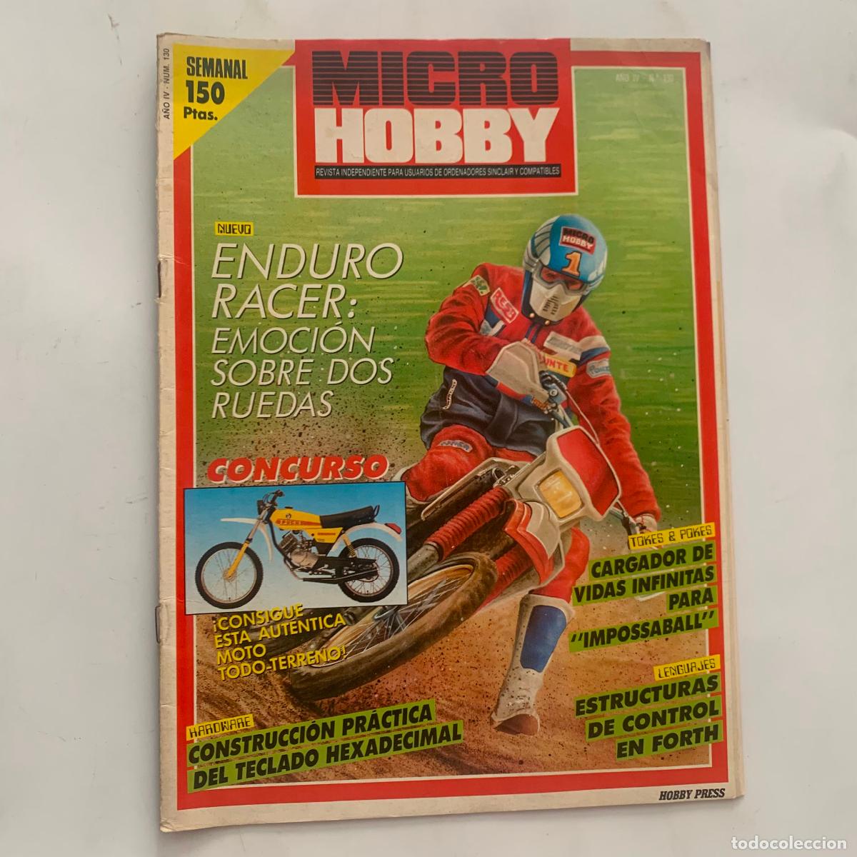 Coleccionismo de Revistas y Peri&oacute;dicos: revista micro hobby microhobby n&ordm; 130