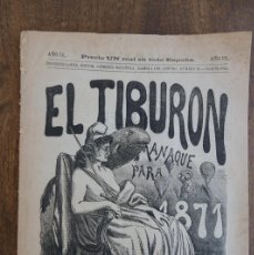 Coleccionismo de Revistas y Periódicos: EL TIBURON ALMANAQUE PARA 1871- AÑO IX LIBRERIA ESPAÑOLA