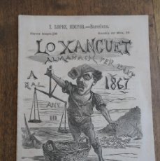 Coleccionismo de Revistas y Periódicos: LO XANGUET- ALMANAC PER L'ANY 1867- ANY 3