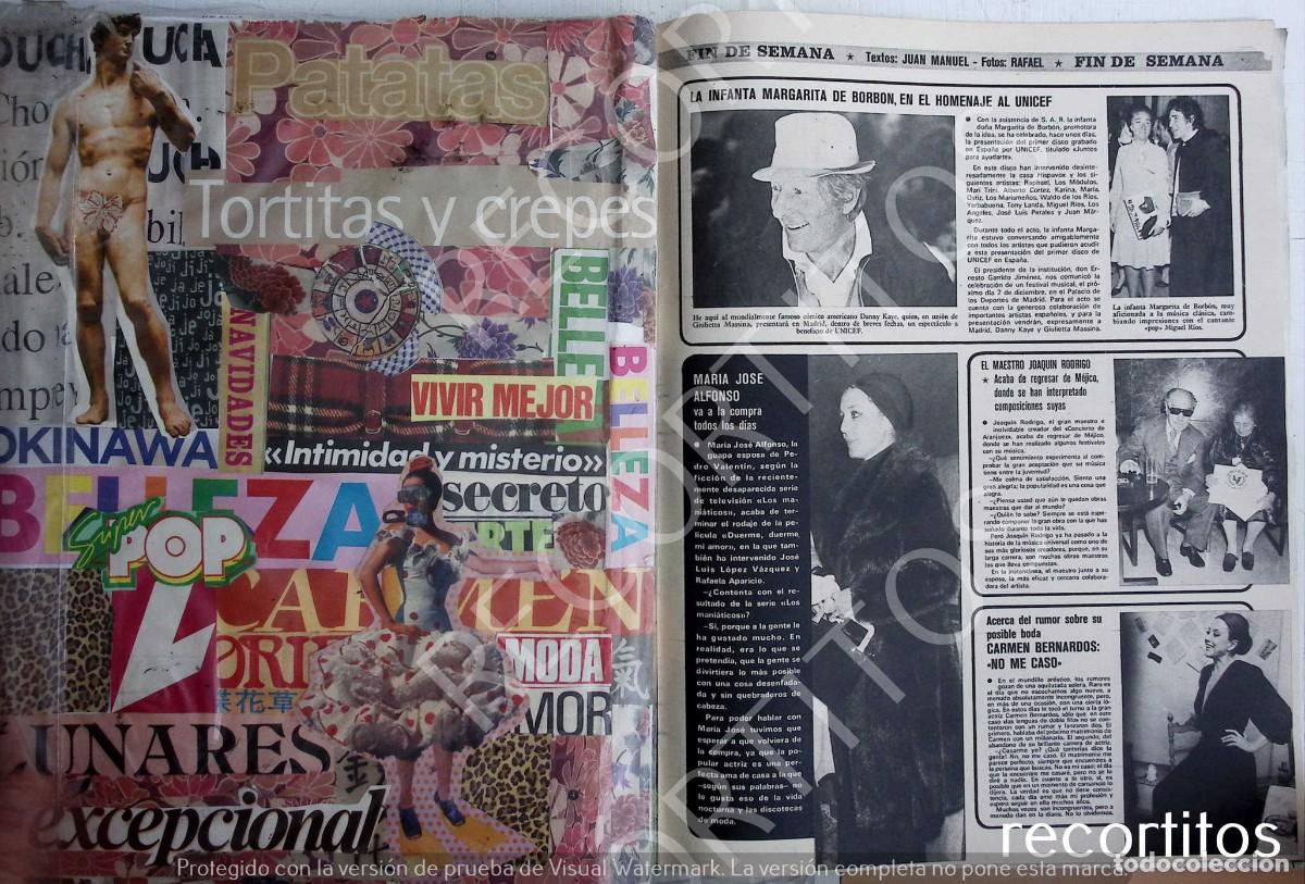 Coleccionismo de Revistas y Peri&oacute;dicos: miguel rios maetro joaquin rodrigo maria jose alfonso carmen bernardos