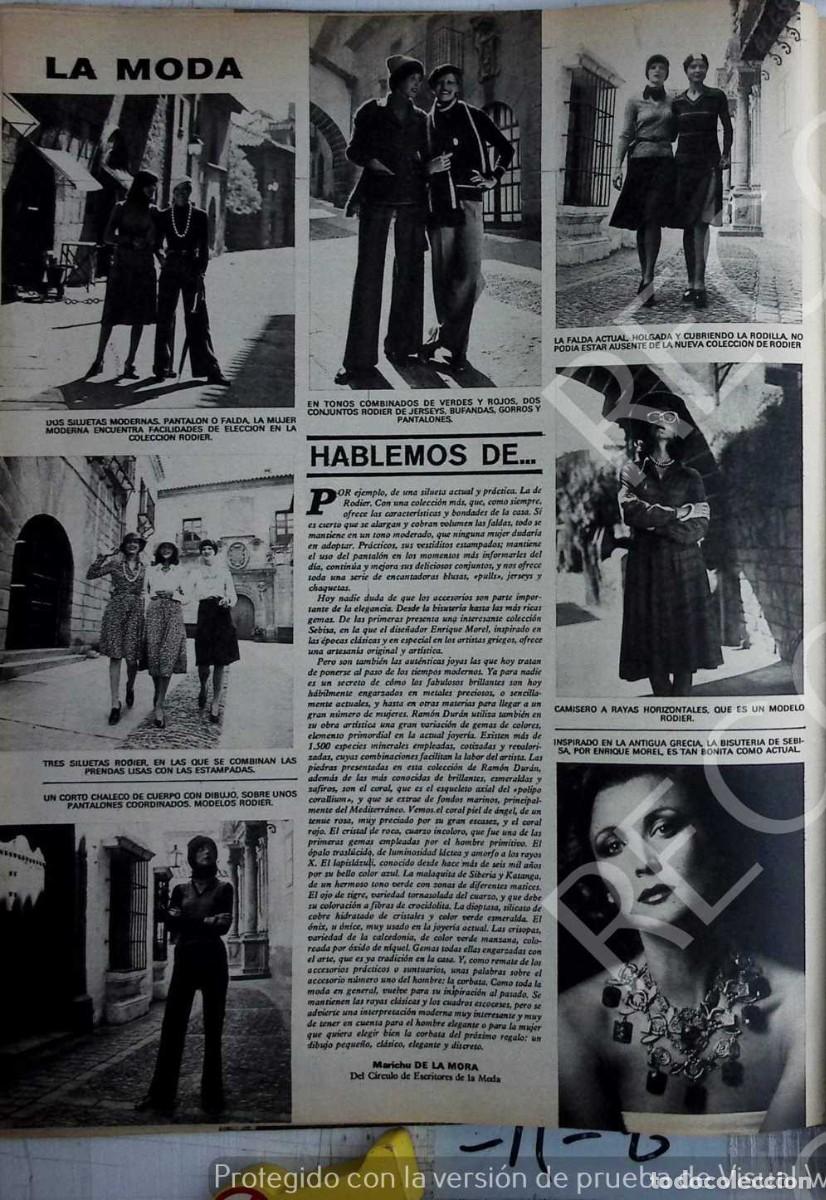 Coleccionismo de Revistas y Peri&oacute;dicos: MODA RODIER RAMON DURAN JOYEROS JOYAS