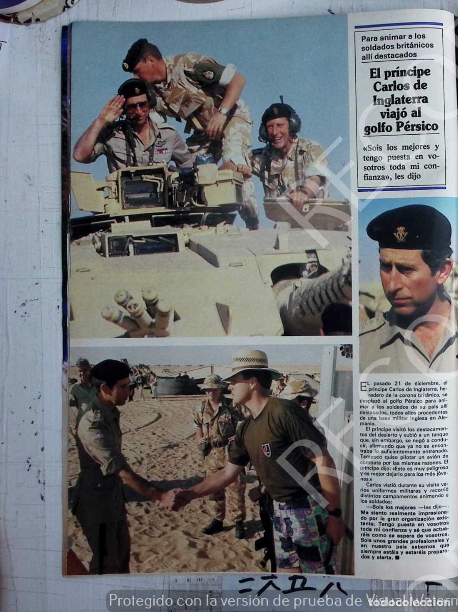 Coleccionismo de revistas y peri&oacute;dicos: CARLOS DE INGLATERRA EN LA GUERRA DEL GOLFO