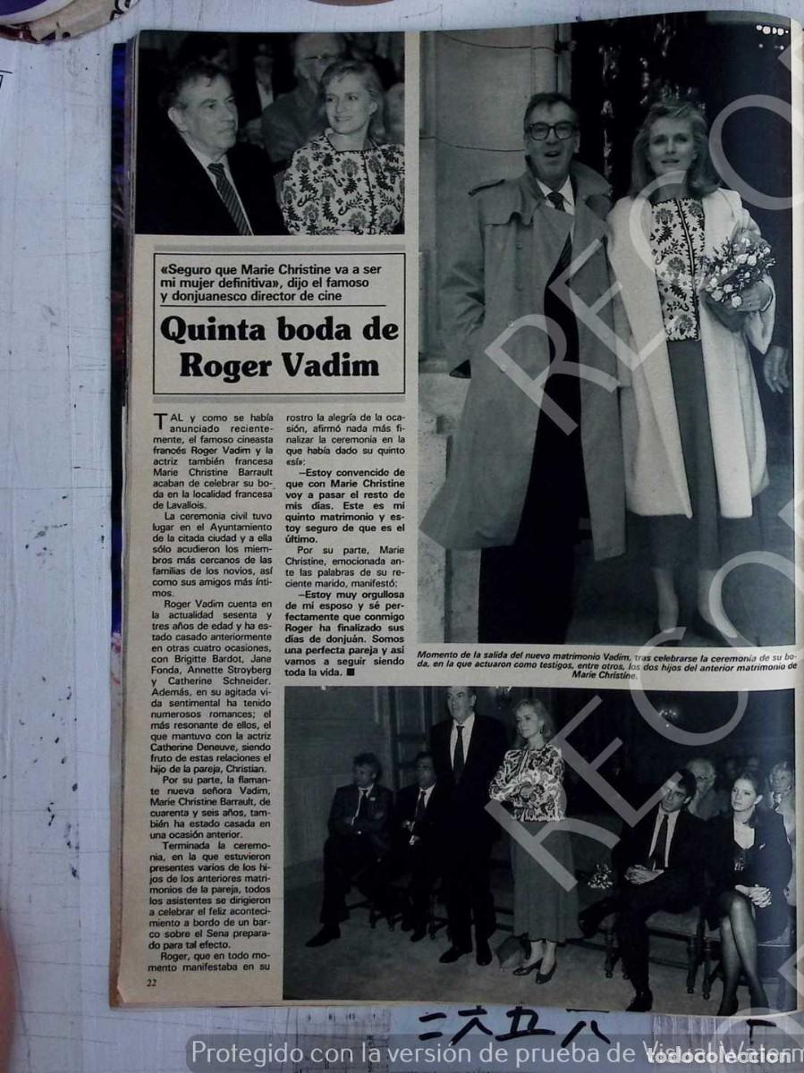 Coleccionismo de revistas y peri&oacute;dicos: ROGER VADIM