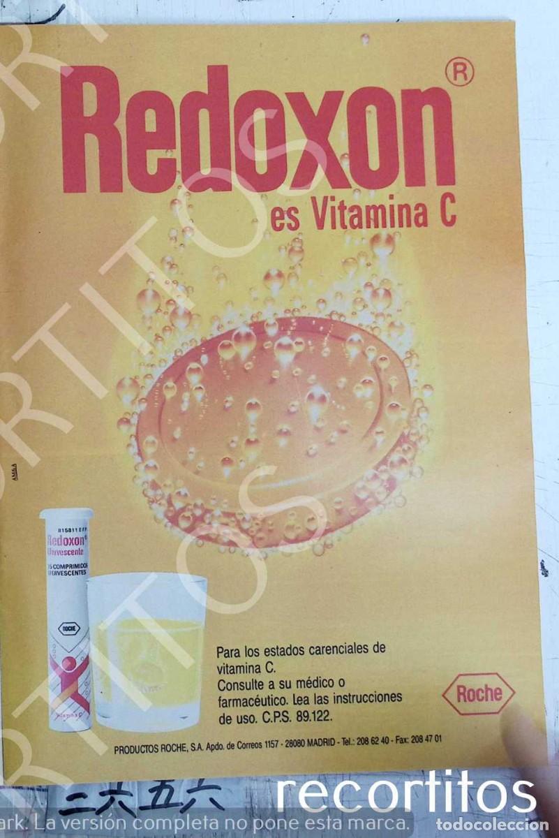 Coleccionismo de revistas y peri&oacute;dicos: REDOXON ANUNCIO PUBLICIDAD