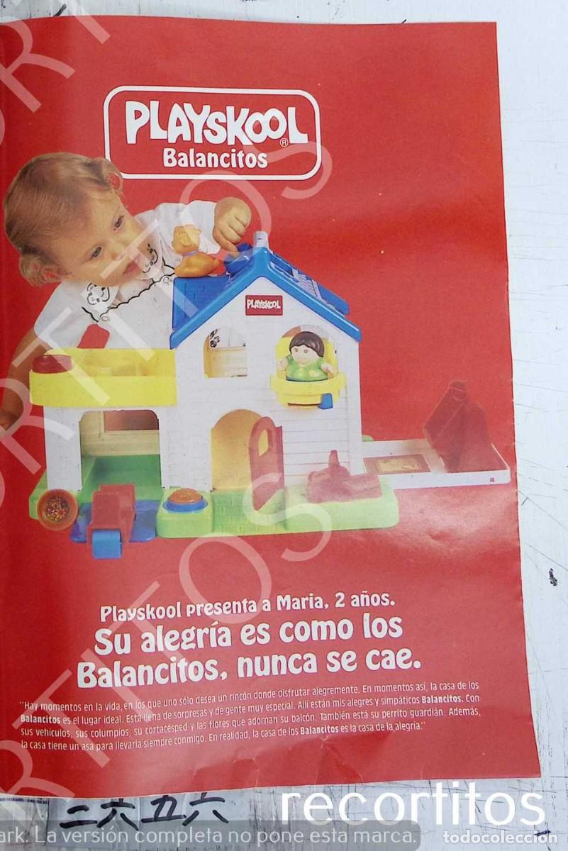 Sammeln von Zeitschriften und Zeitungen: PLAYSKOOL BALANCITOS ANUNCIO PUBLICIDAD