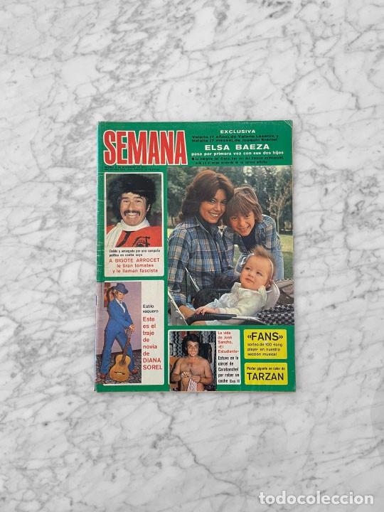 Coleccionismo de Revistas y Peri&oacute;dicos: SEMANA - 1977 - MIGUEL MIHURA, JOSE SANCHO, ROSARIA DELLA FEMMINA, BIGOTE ARROCET, TRIGO LIMPIO