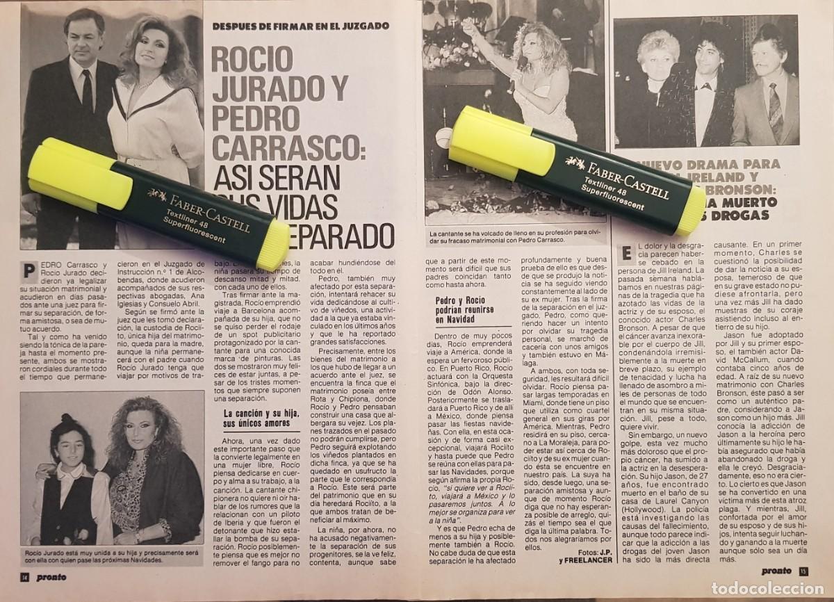 Coleccionismo de Revistas y Peri&oacute;dicos: Reportaje Roc&iacute;o Jurado 02.12.89