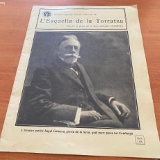 Coleccionismo de Revistas y Periódicos: L'ESQUELLA DE LA TORRATXA NUMERO ESPECIAL RECORD A ANGEL GUIMERA (COIB234)