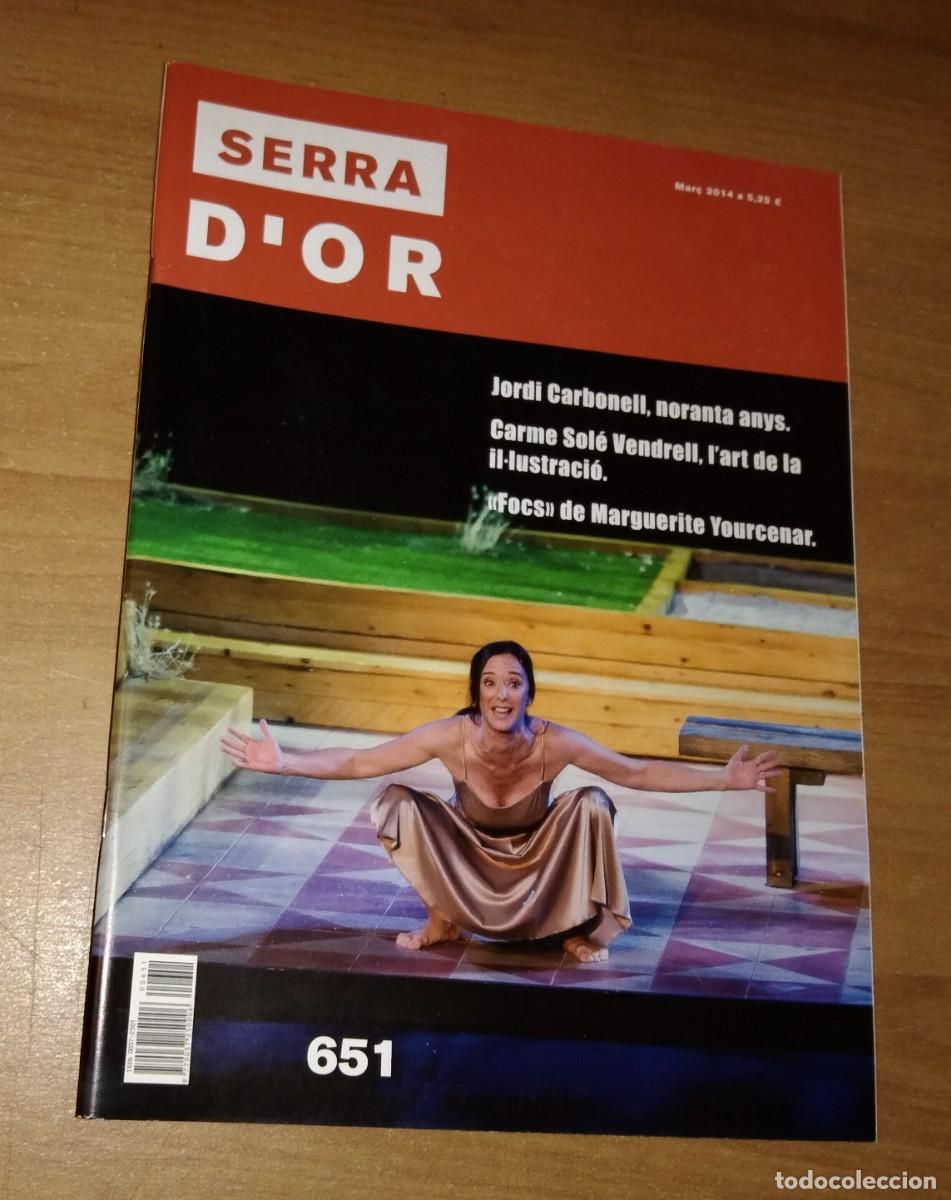 Coleccionismo de revistas y peri&oacute;dicos: SERRA D'OR 651, 2014 - JORDI CARBONELL / CARME SOL&Eacute; VENDRELL / MARGUERITE YOURCENAR