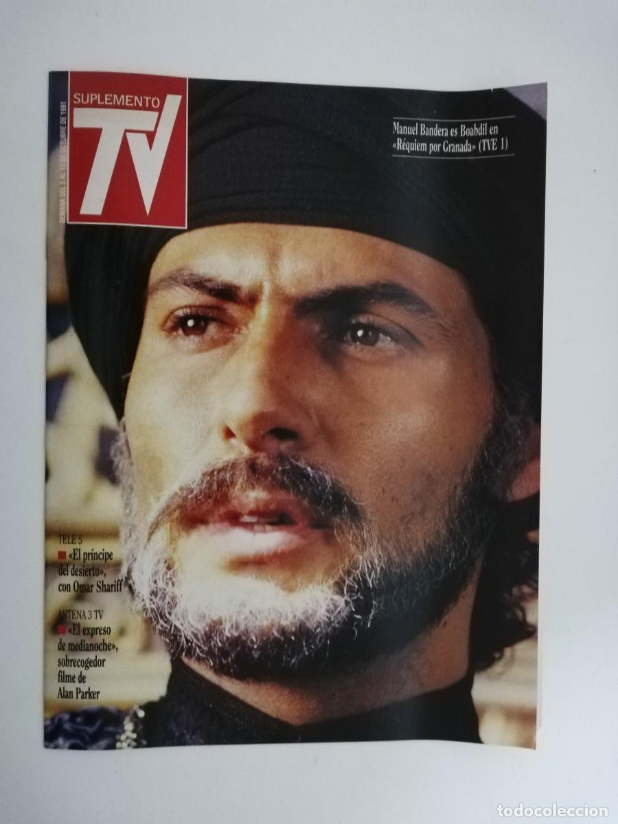 Collection Magazines and Newspapers: REVISTA SUPLEMENTO TV A&Ntilde;O 1991 N&ordm; 206 MANUEL BANDERA