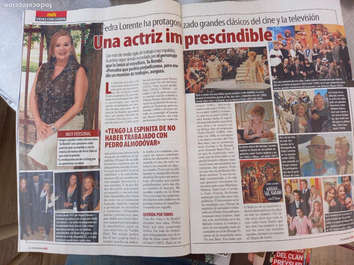 Coleccionismo de Revistas y Peri&oacute;dicos: Fedra lorente la bombi un dos tres 1 2 3 chicho iba&ntilde;ez serrano mayra G&oacute;mez kemp