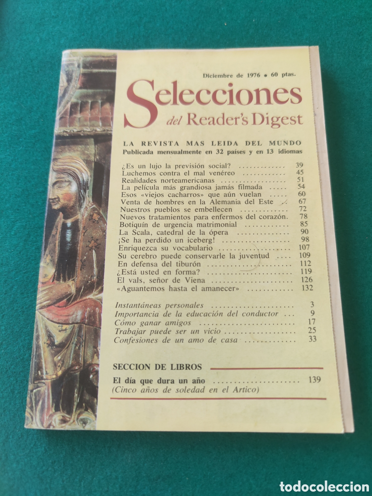 Collezionismo di Riviste e Giornali: SELECCIONES DEL READER'S DIGEST. DICIEMBRE 1976.