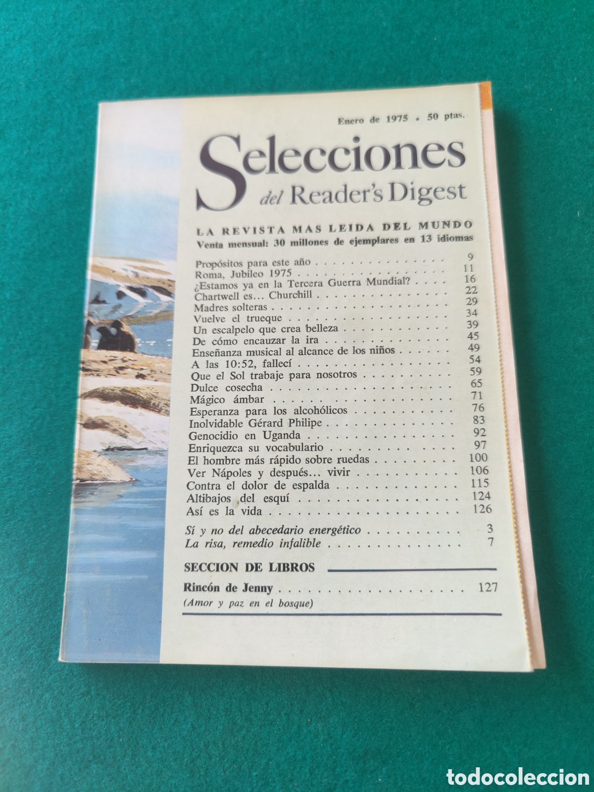 Collezionismo di Riviste e Giornali: SELECCIONES DEL READER'S DIGEST. ENERO 1975.