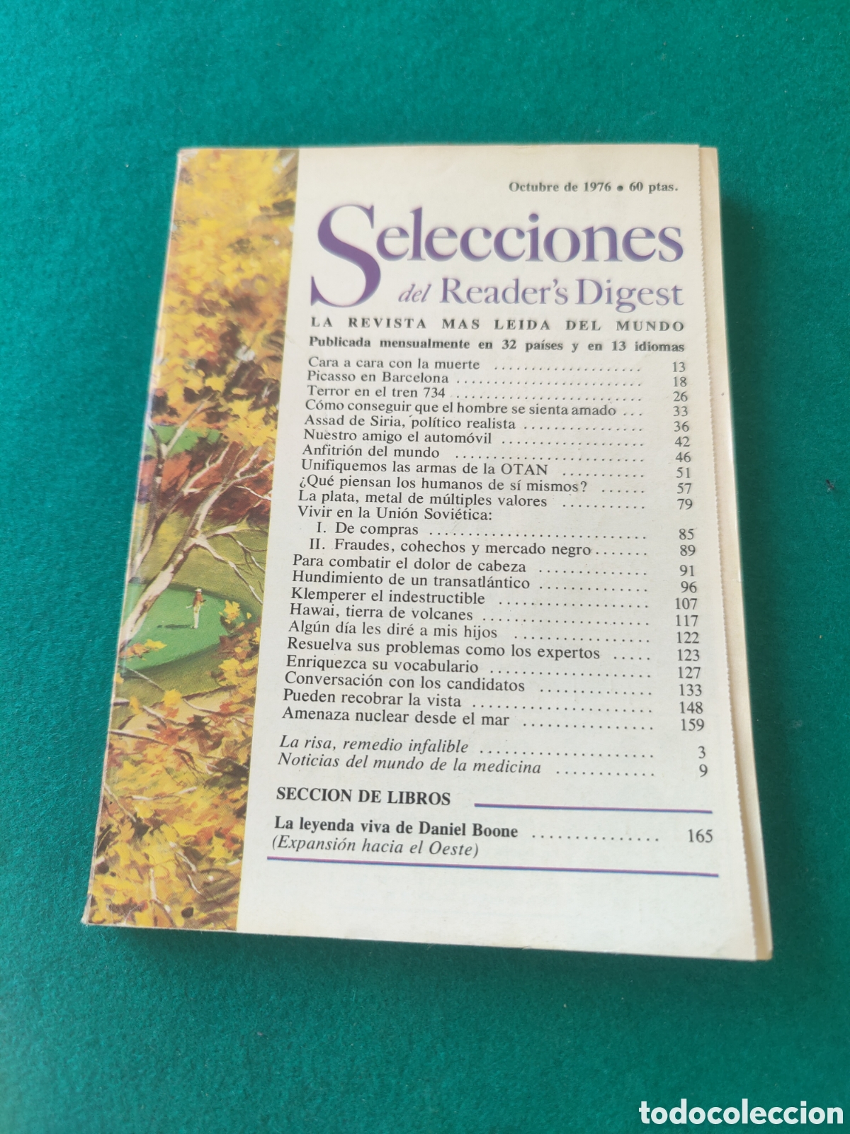 Collezionismo di Riviste e Giornali: SELECCIONES DEL READER'S DIGEST. OCTUBRE 1976.