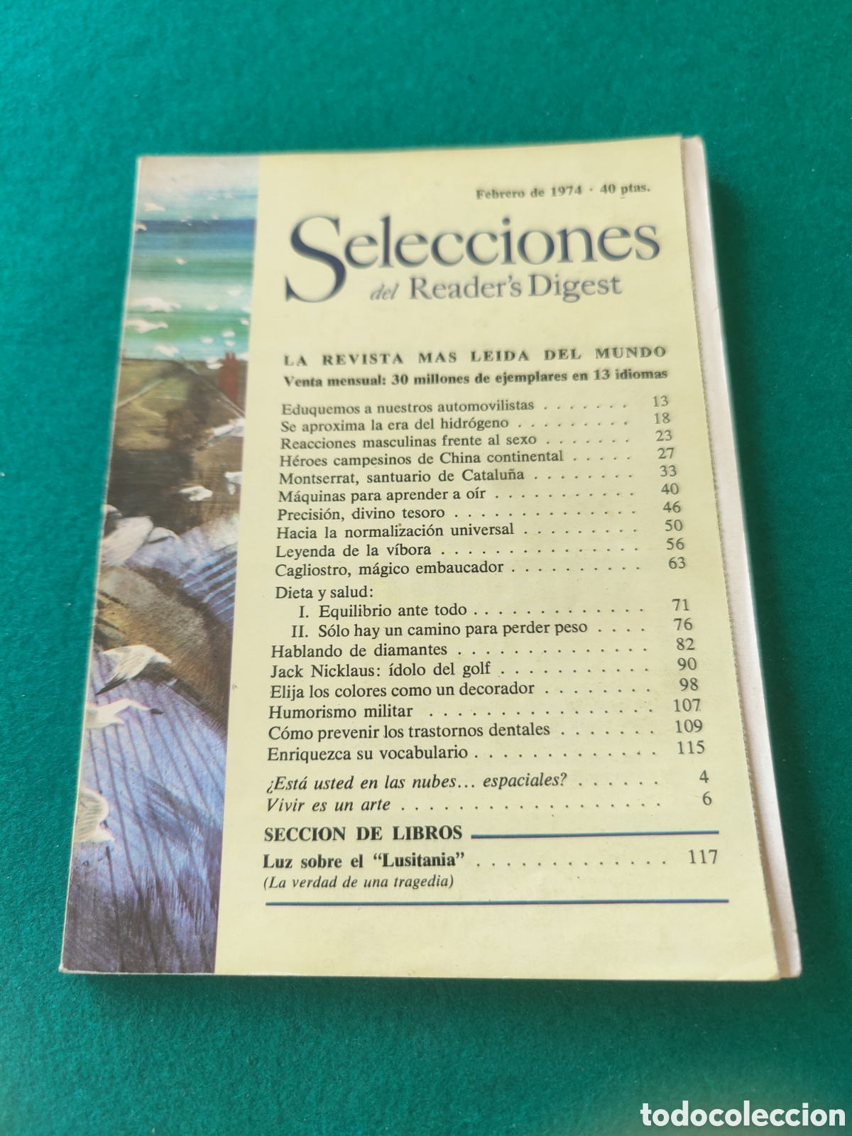 Coleccionismo de revistas y peri&oacute;dicos: SELECCIONES DEL READER'S DIGEST. FEBRERO 1974.