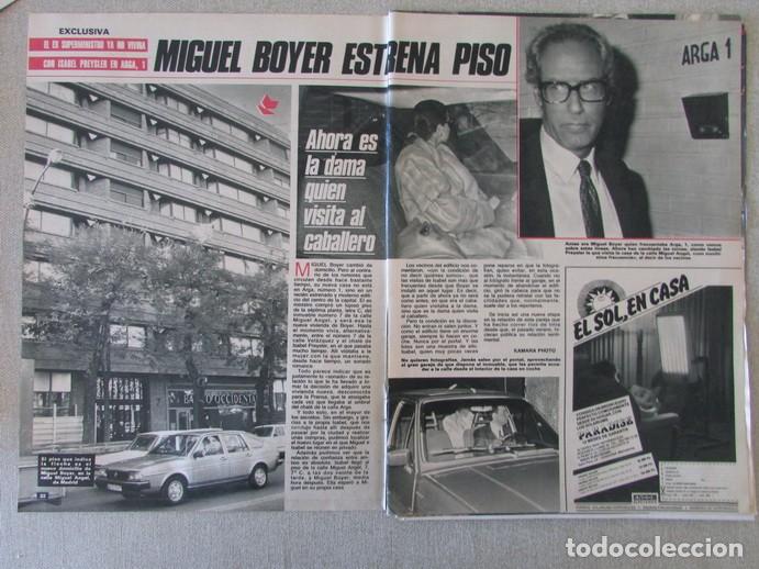 Coleccionismo de Revistas y Peri&oacute;dicos: RECORTE LA REVISTA 64 1985 MIGUEL BOYER E ISABEL PREYSLER. PEL&Eacute;, URSULA ANDRESS
