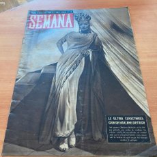 Coleccionismo de Revistas y Periódicos: SEMANA Nº 221 MAYO 1944. MARLENE DIETRICH, TORPEDO HUMANO (AB-8)