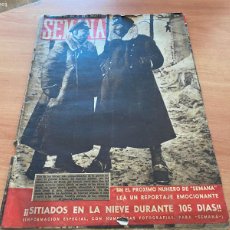 Coleccionismo de Revistas y Periódicos: SEMANA Nº 122 JUNIO 1942. GENERAL SCHERER. BARCELONA CAMPEON COPA GENERALISIMO (AB-8)