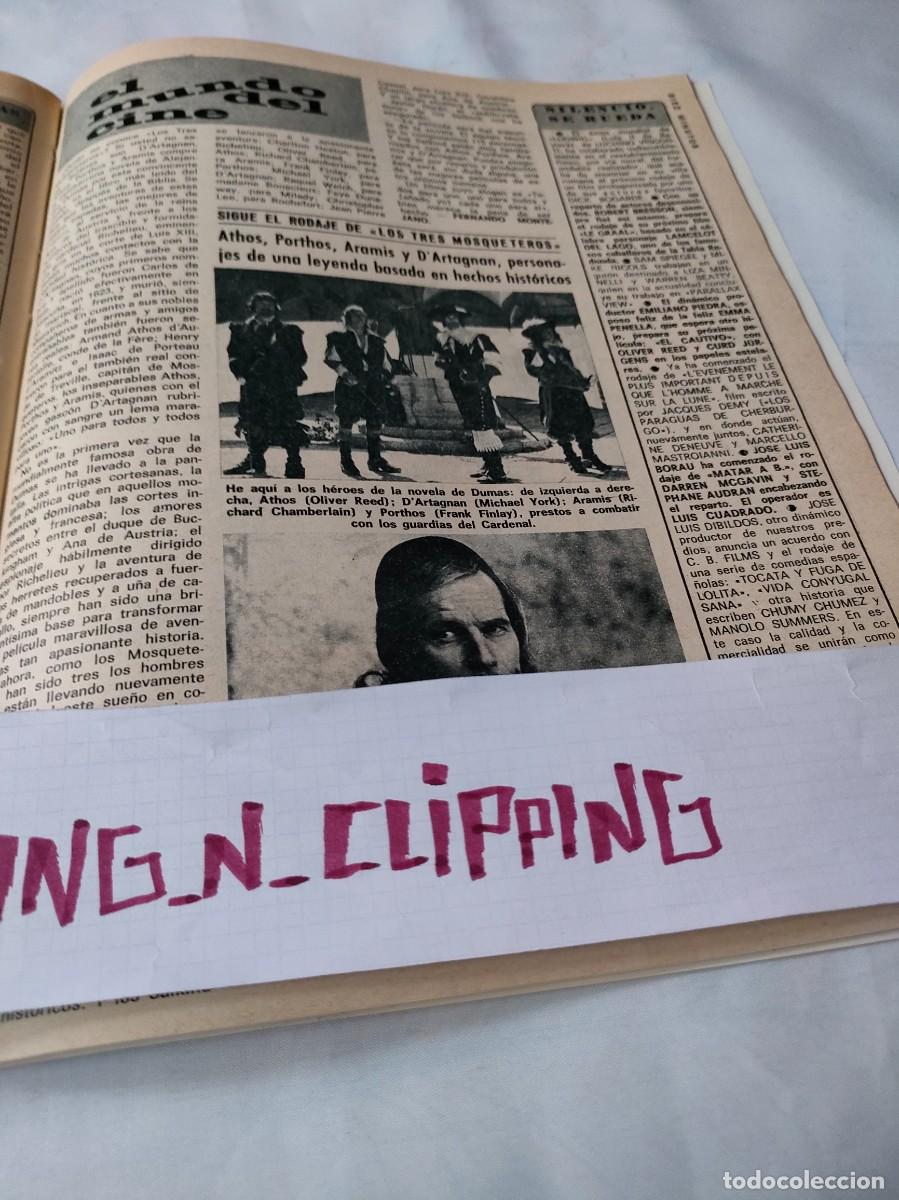 Coleccionismo de Revistas y Peri&oacute;dicos: Clipping [CHARLTON HESTON, LOS 3 MOSQUETEROS][DM732508] Reportaje