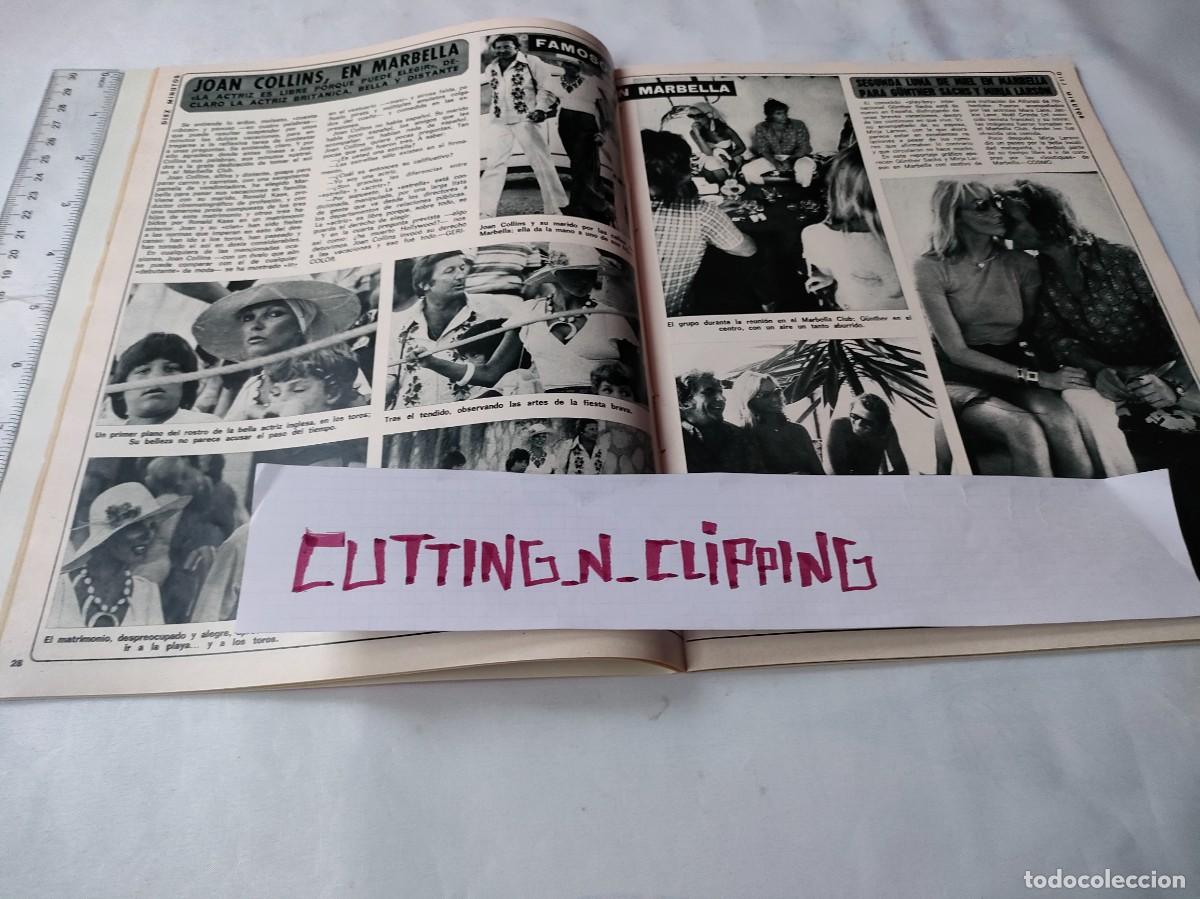 Coleccionismo de revistas y peri&oacute;dicos: Clipping [JOAN COLLINS][DM730109] Reportaje