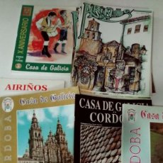 Coleccionismo de Revistas y Periódicos: LOTE AIRIÑOS LA CASA DE GALICIA EN CÓRDOBA 15 REVISTAS