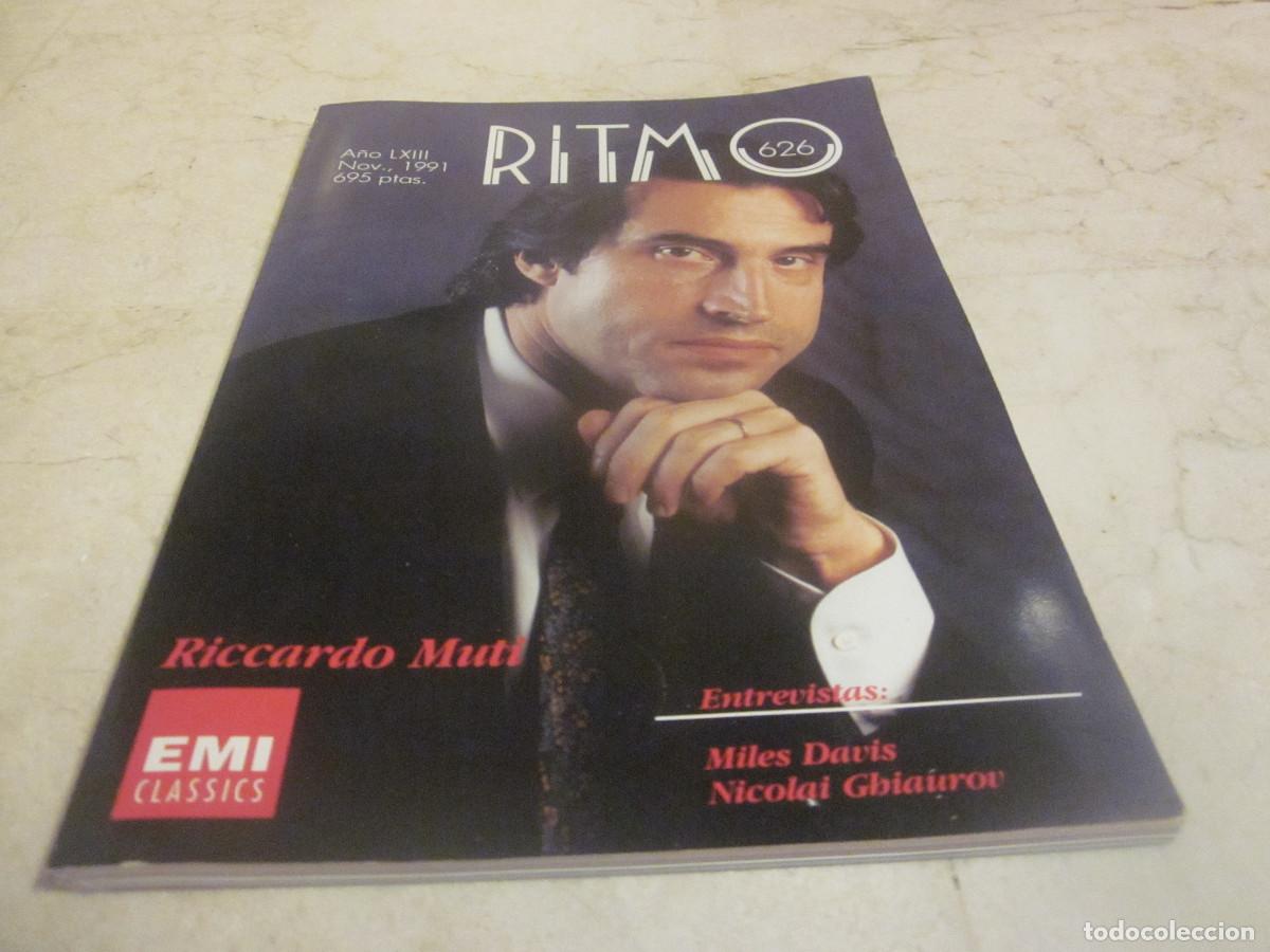 Collezionismo di Riviste e Giornali: REVISTA RITMO N&ordm; 626 - NOVIEMBRE 1991 - RICCARDO MUTI