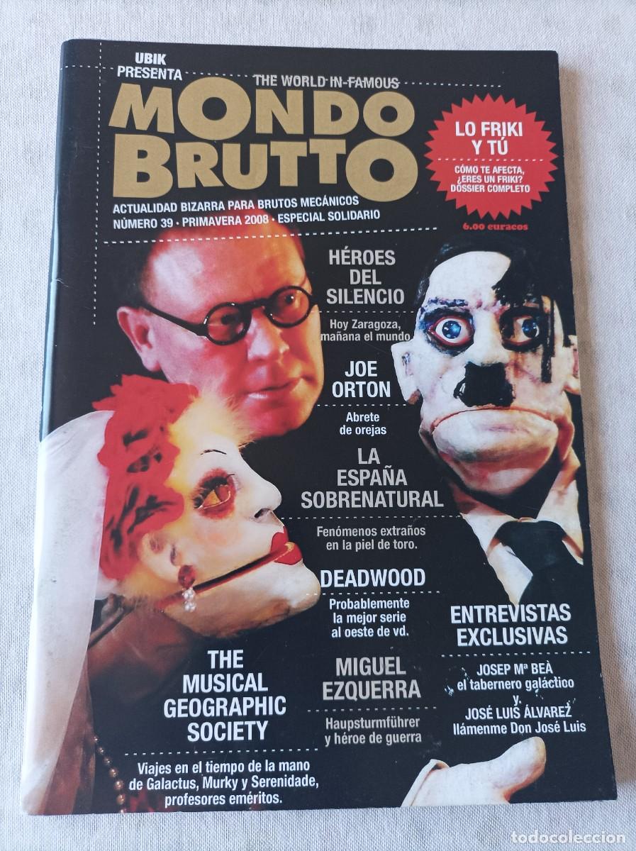 Coleccionismo de Revistas y Peri&oacute;dicos: MONDO BRUTTO NUMERO 39 ESPECIAL SOLIDARIO PRIMAVERA 2008