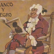 Coleccionismo de Revistas y Periódicos: ILUSTRACIÓN DE V. IBÁÑEZ PARA CUBIERTA DE REVISTA BLANCO Y NEGRO -1919