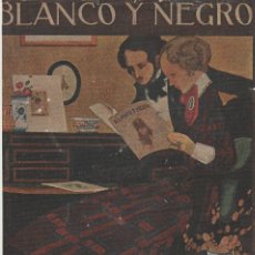 Coleccionismo de Revistas y Periódicos: ILUSTRACIÓN DE R. ROQUETA PARA CUBIERTA DE REVISTA BLANCO Y NEGRO -1919