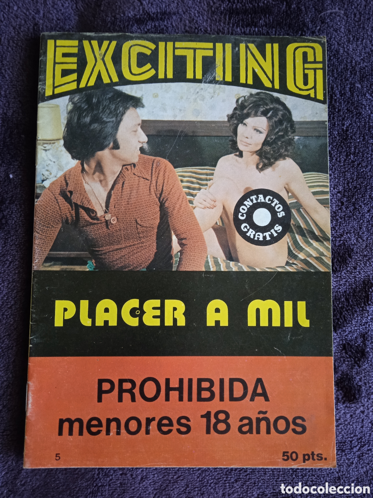 exciting nº 5 - revista erotica de los años 70 - Compra venta en  todocoleccion