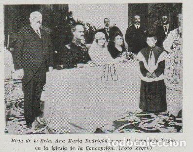 Coleccionismo de Revistas y Peri&oacute;dicos: Boda Srta. Ana Mar&iacute;a Rodrig&aacute;&ntilde;ez- D. Fernando Tapia Ruano- 1919