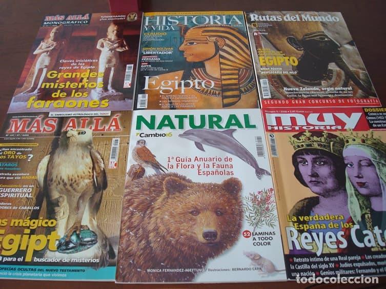 Coleccionismo de revistas y peri&oacute;dicos: Lote con 14 revistas 1971-2006: MUY, M&aacute;s All&aacute;, Historia, Rutas&hellip;