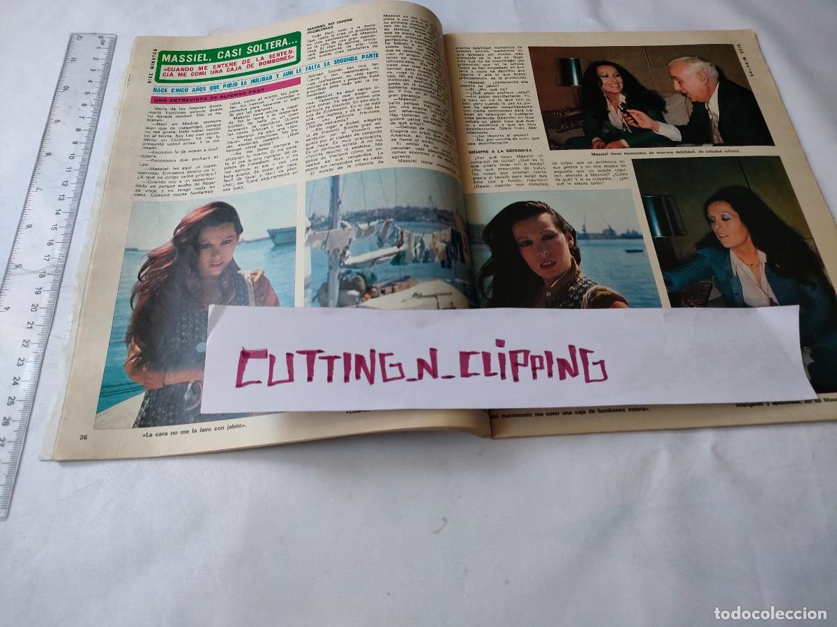Coleccionismo de Revistas y Peri&oacute;dicos: Clipping [MASSIEL, CECILIA][DM750111] Reportaje