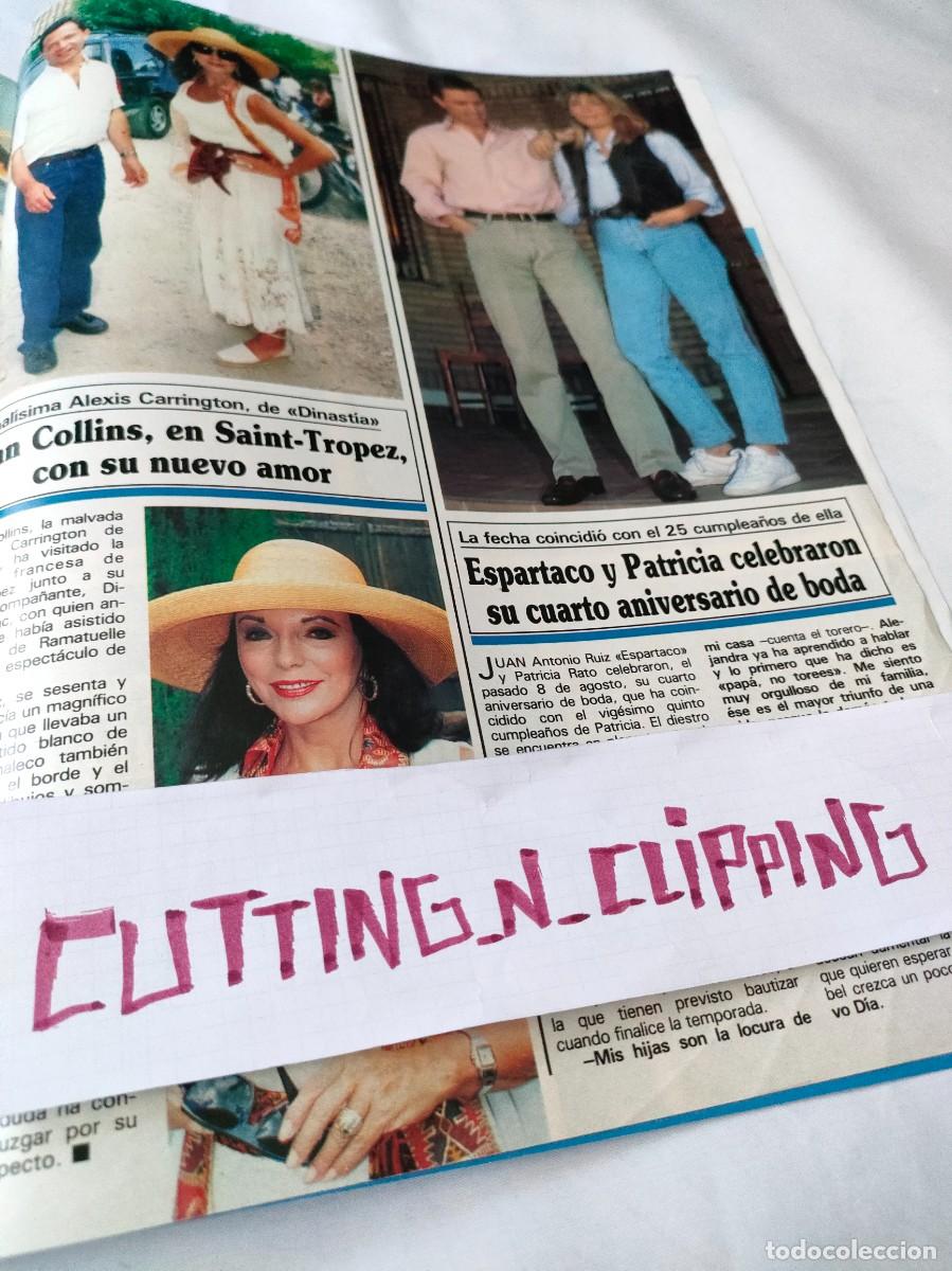 Collezionismo di Riviste e Giornali: Clipping [JOAN COLLINS, ESPARTACO][RSM942408] Reportaje