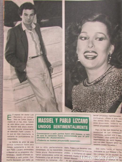 Coleccionismo de Revistas y Peri&oacute;dicos: RECORTE LA REVISTA DEL MUNDO 9 1984 MASSIEL, PABLO LIZCANO