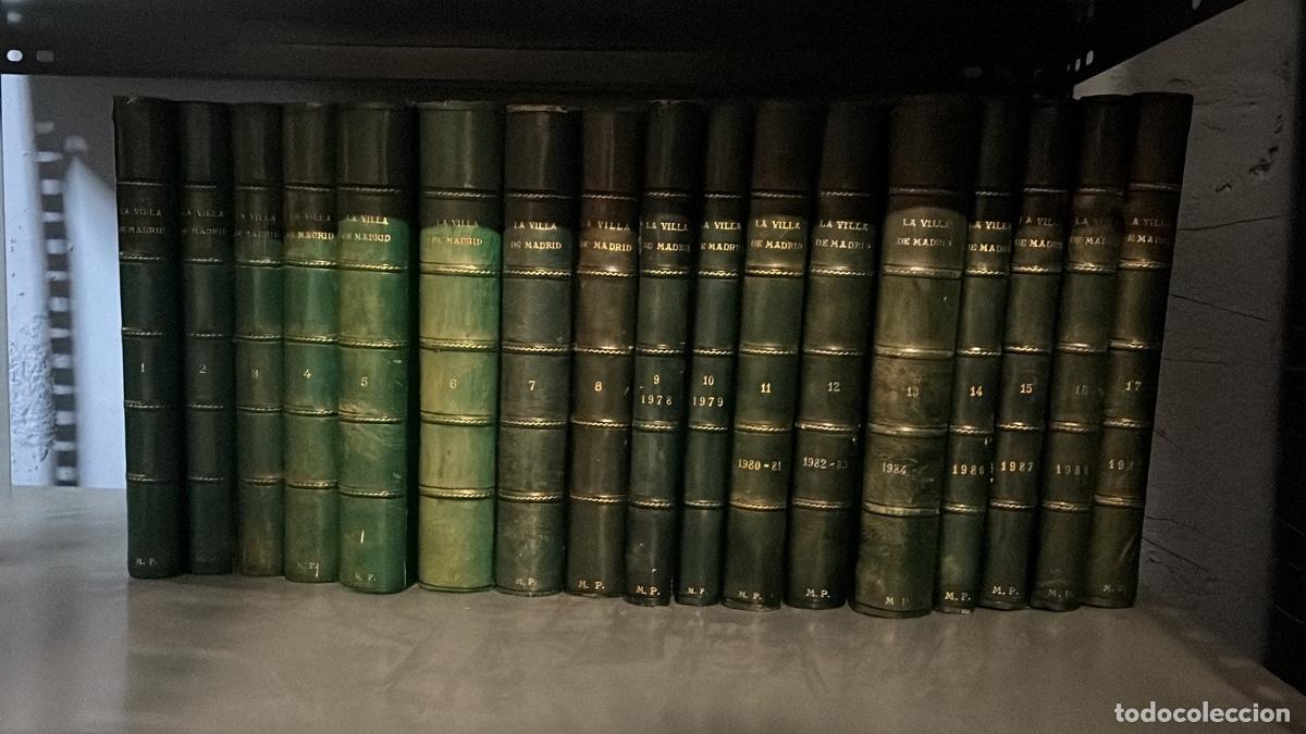 Coleccionismo de Revistas y Peri&oacute;dicos: REVISTA VILLA DE MADRID. 1957 A 1989. DEL AYUNTAMIENTO. ENCUARDENADA EN 17 VOL&Uacute;MENES.