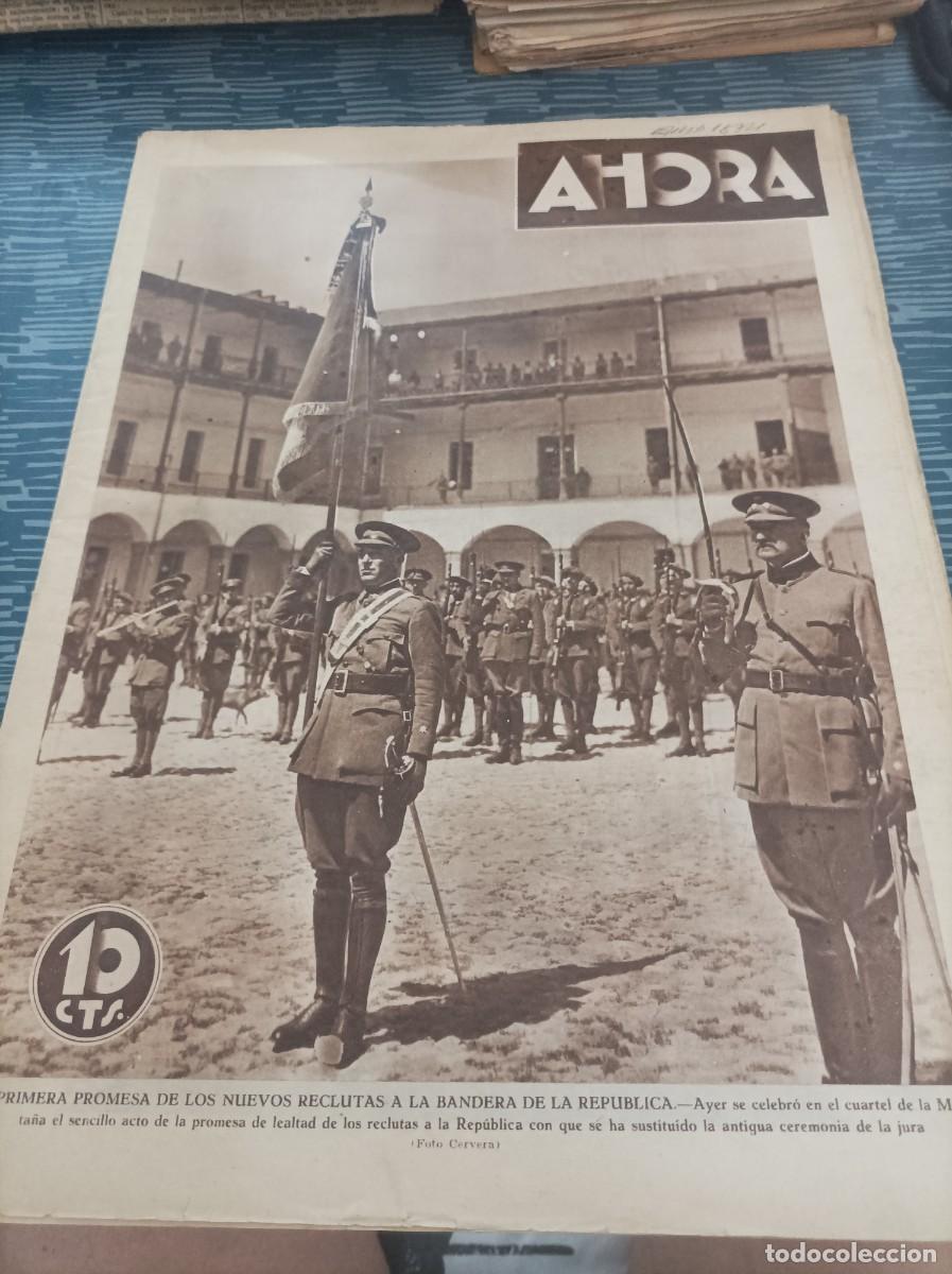 Collection Magazines and Newspapers: AHORA,DIARIO GR&Aacute;FICO, MADRID,4 JUNIO 1931,EL RECELO DE FRANCIA,,VER FOTOS,LEER.