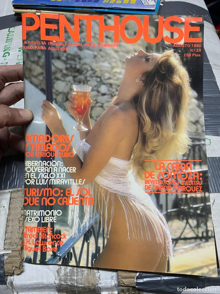 Coleccionismo de Revistas y Peri&oacute;dicos: PENTHOUSE # 29 AGOSTO 1980 MIGUEL BOSE ALFRED HITCHCOCK DEBBIE FORD YVES SAINT LAURENT