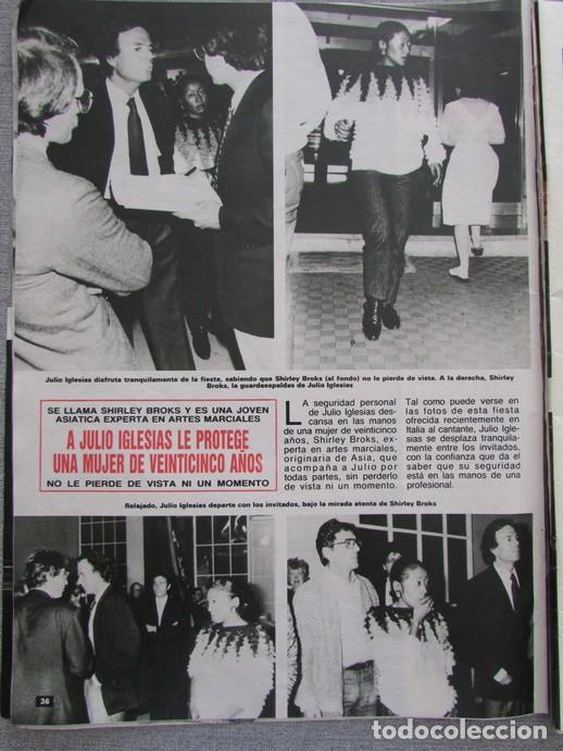Coleccionismo de Revistas y Peri&oacute;dicos: RECORTE REVISTA LA REVISTA 5 1984 JULIO IGLESIAS