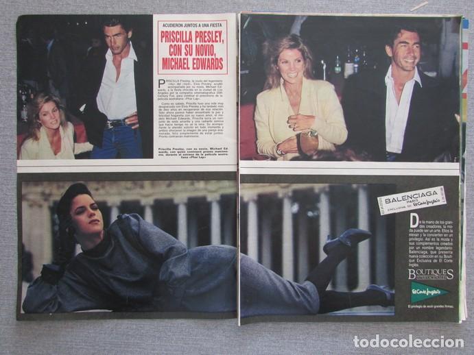 Coleccionismo de Revistas y Peri&oacute;dicos: RECORTE REVISTA LA REVISTA 5 1984 PRISCILLA PRESLEY Y MICHAEL EDWARDS. JULIO IGLESIAS 4 P&Aacute;GS