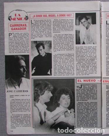 Coleccionismo de Revistas y Peri&oacute;dicos: RECORTE REVISTA LA REVISTA 5 1984 MIGUEL BOS&Eacute; , JOS&Eacute; CARRERAS