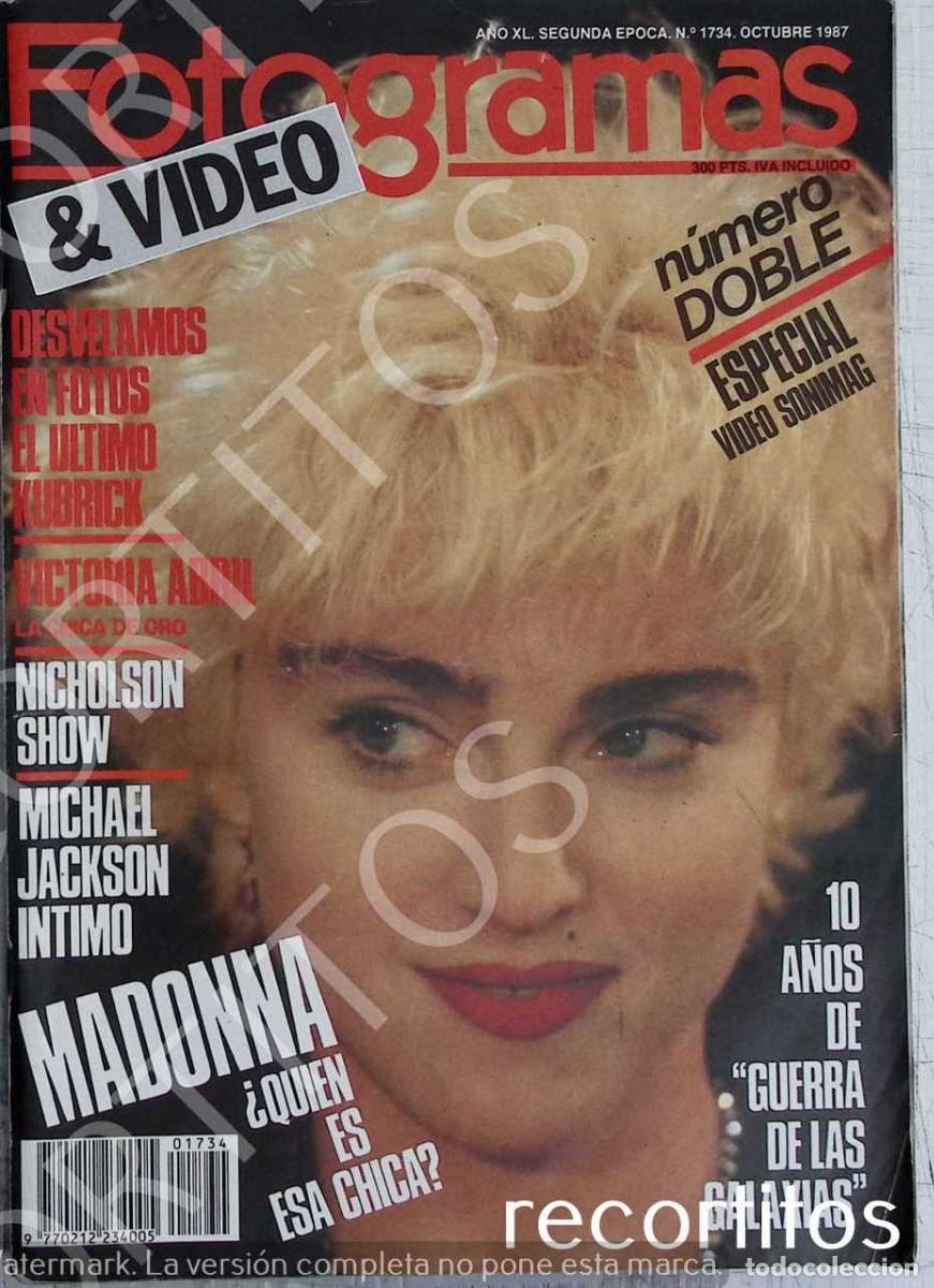 Coleccionismo de Revistas y Peri&oacute;dicos: recorte portada madonna