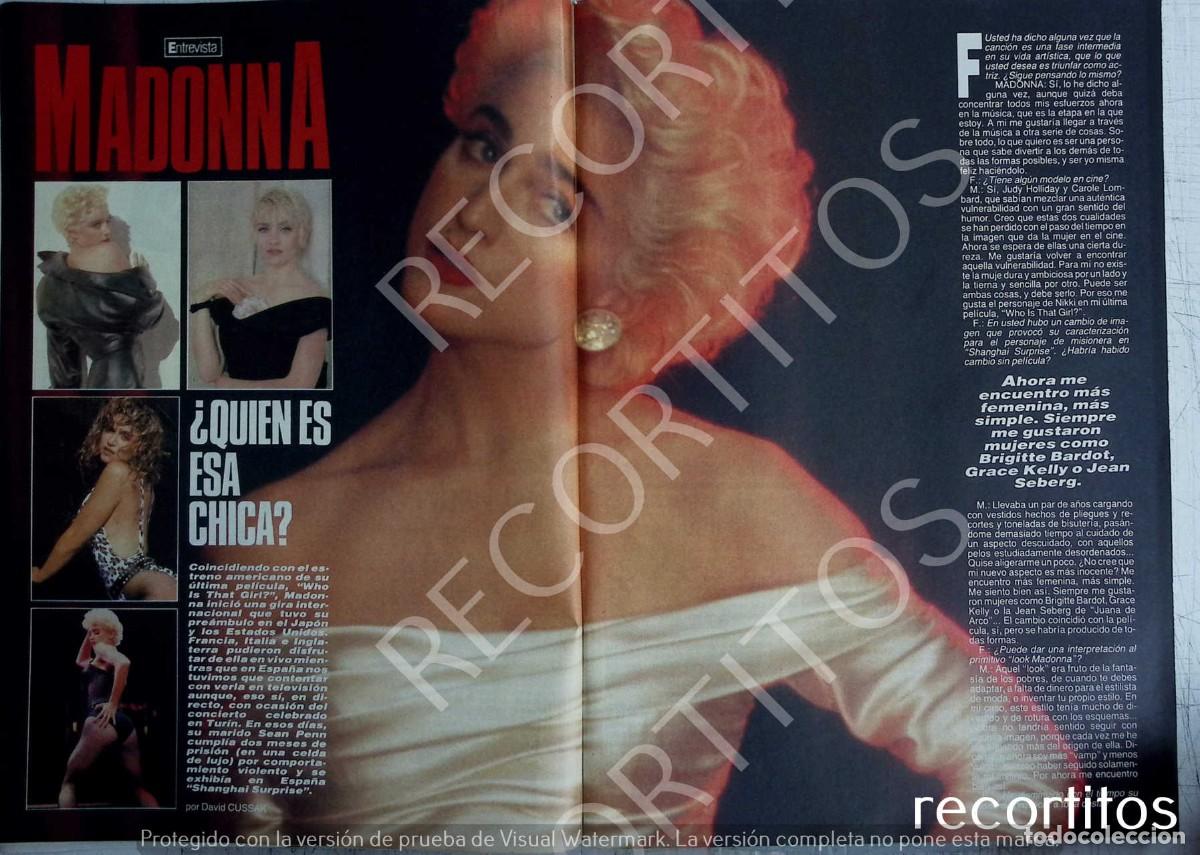 Coleccionismo de Revistas y Peri&oacute;dicos: whos that girl madonna